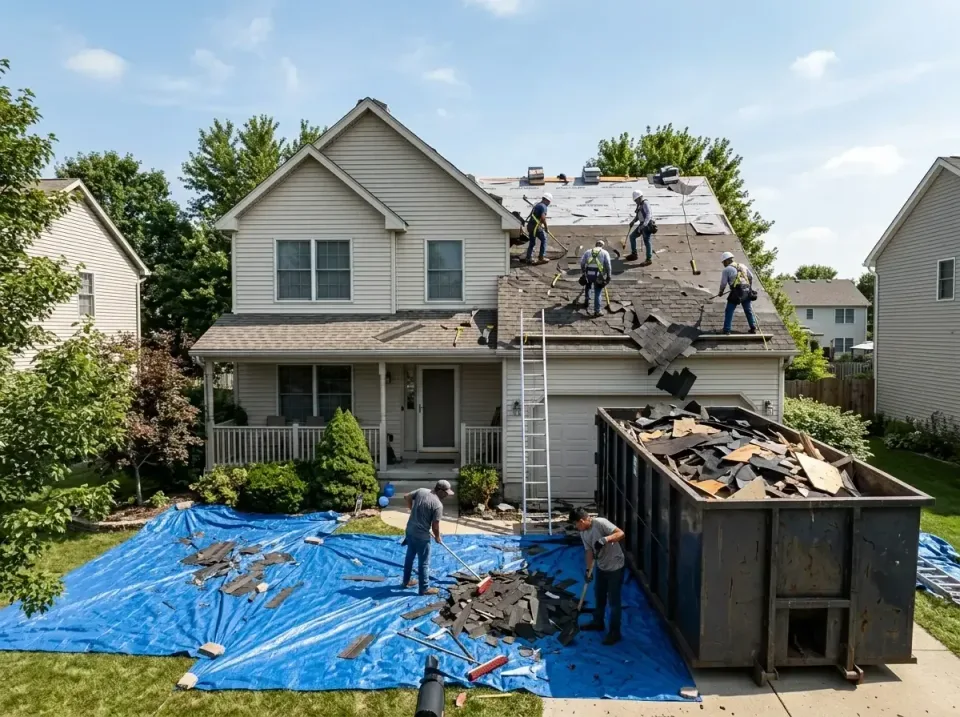 roof-replacement-debris-remova-004 — frequently asked questions, Cheapest Dumpster Rentals in Springdale, AR